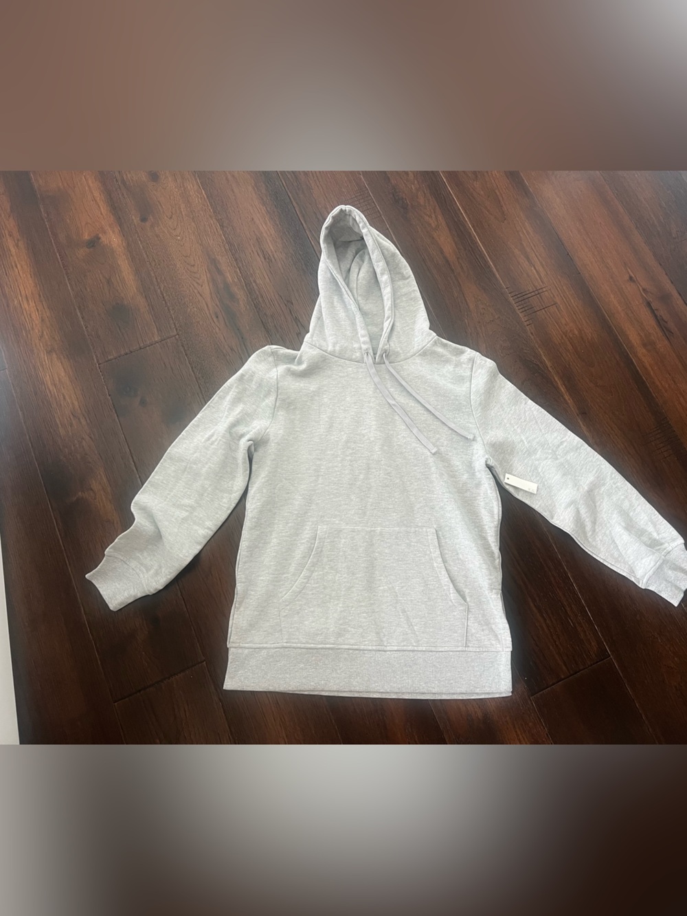 Light Gray Women's Hooded Pullover Sweatshirt